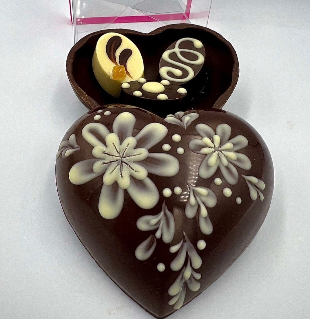 Hand Painted Chocolate Heart in Toronto