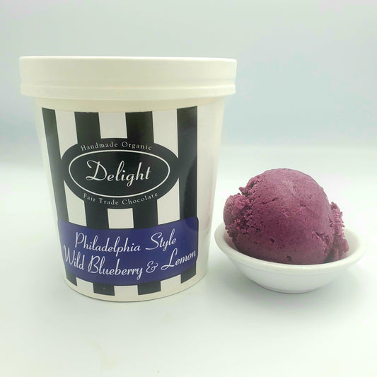 Philadelphia Stlye Wild Blueberry & Lemon Ice Cream