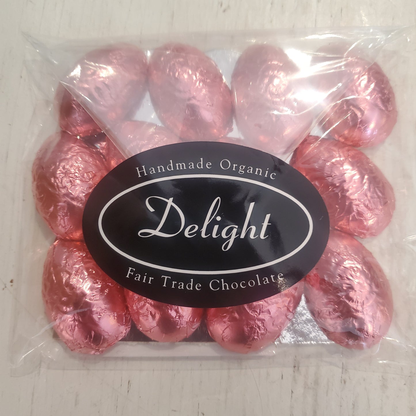 Hand Wrapped Foil Eggs. One Dozen.