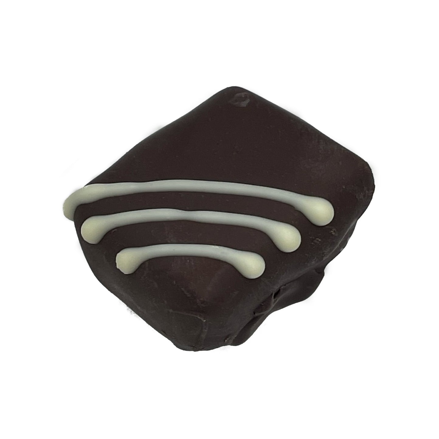 Baiser au café trempé dans le chocolat noir