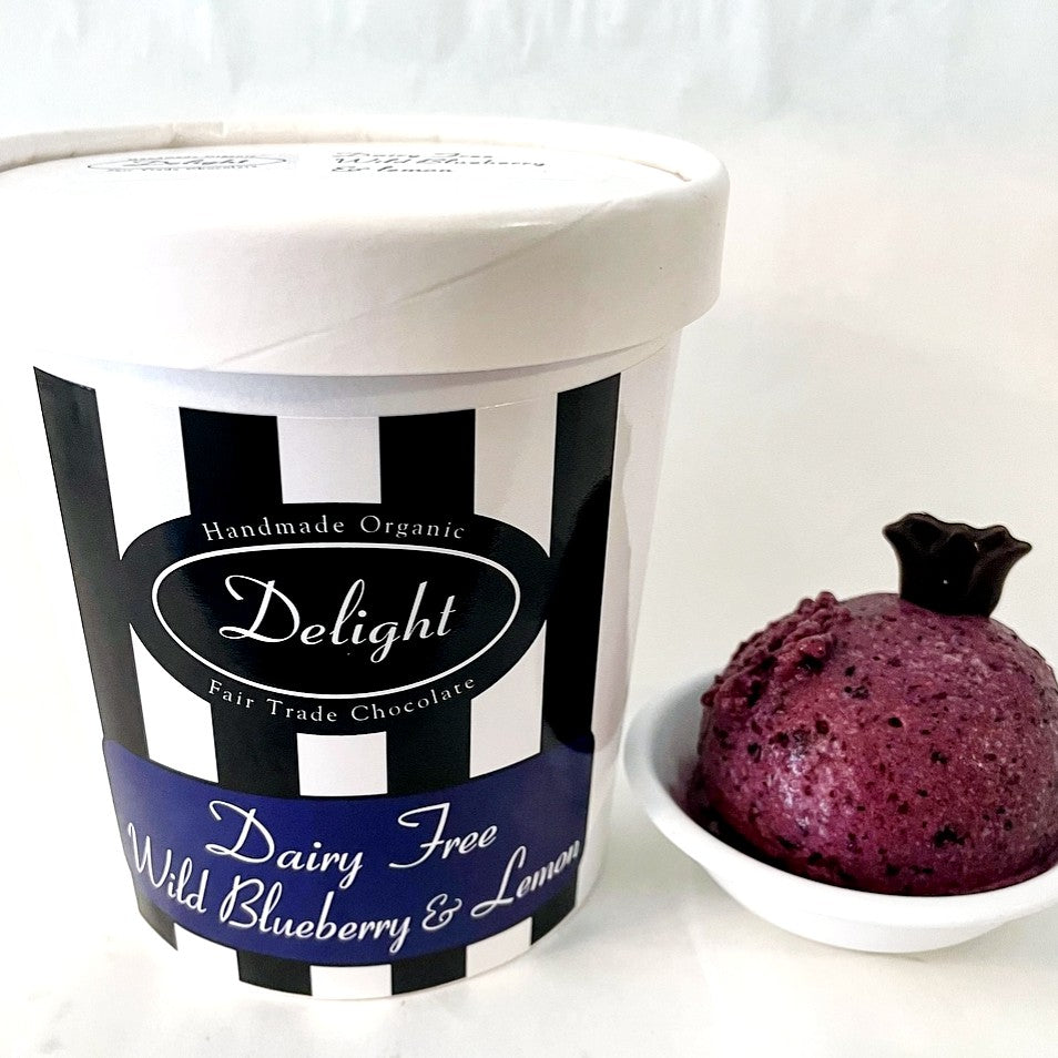 Dairy Free Wild Blueberry & Lemon Ice Cream