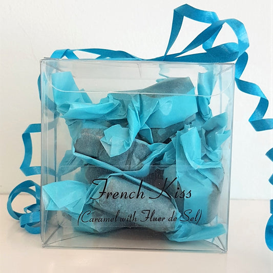 Box of 12 French Caramel Kisses with Fleur de Sel