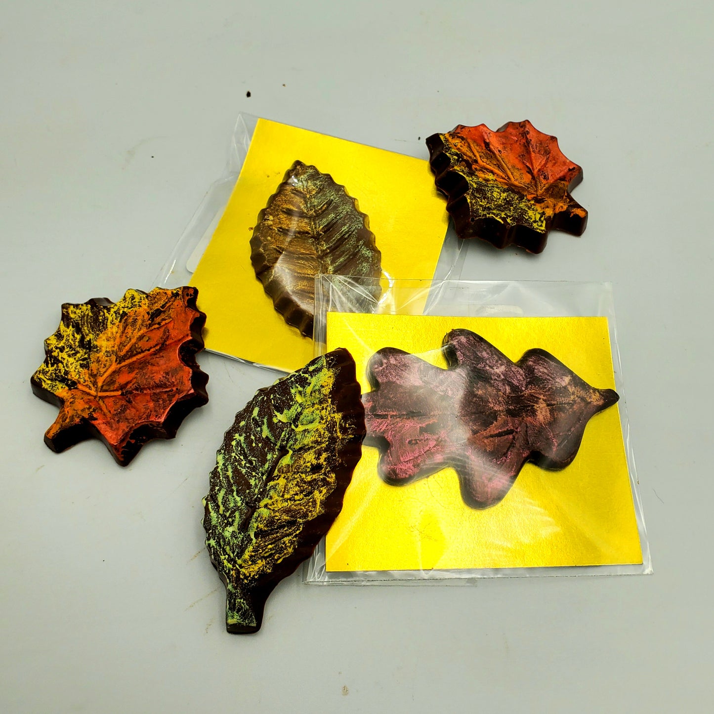 Autumn Chocolate Leaves