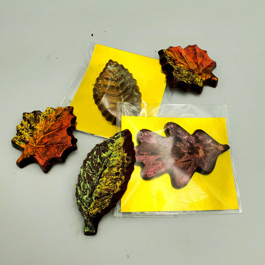 Autumn Chocolate Leaves
