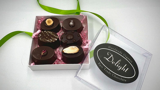 Box of handmade vegan chocolate for Mother's Day in Toronto