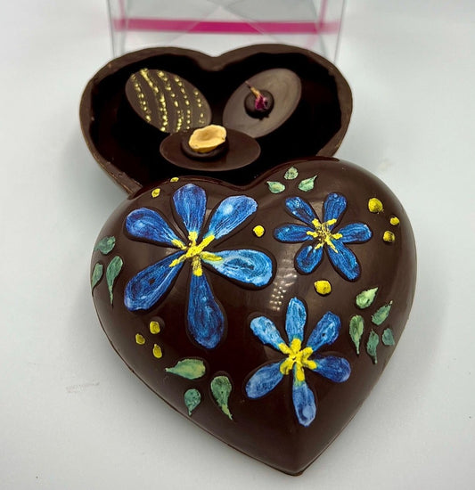 Vegan Hand Painted Chocolate Heart in Toronto