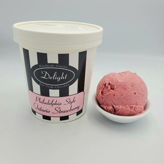 Philadelphia Stlye Ontario Strawberry Ice Cream