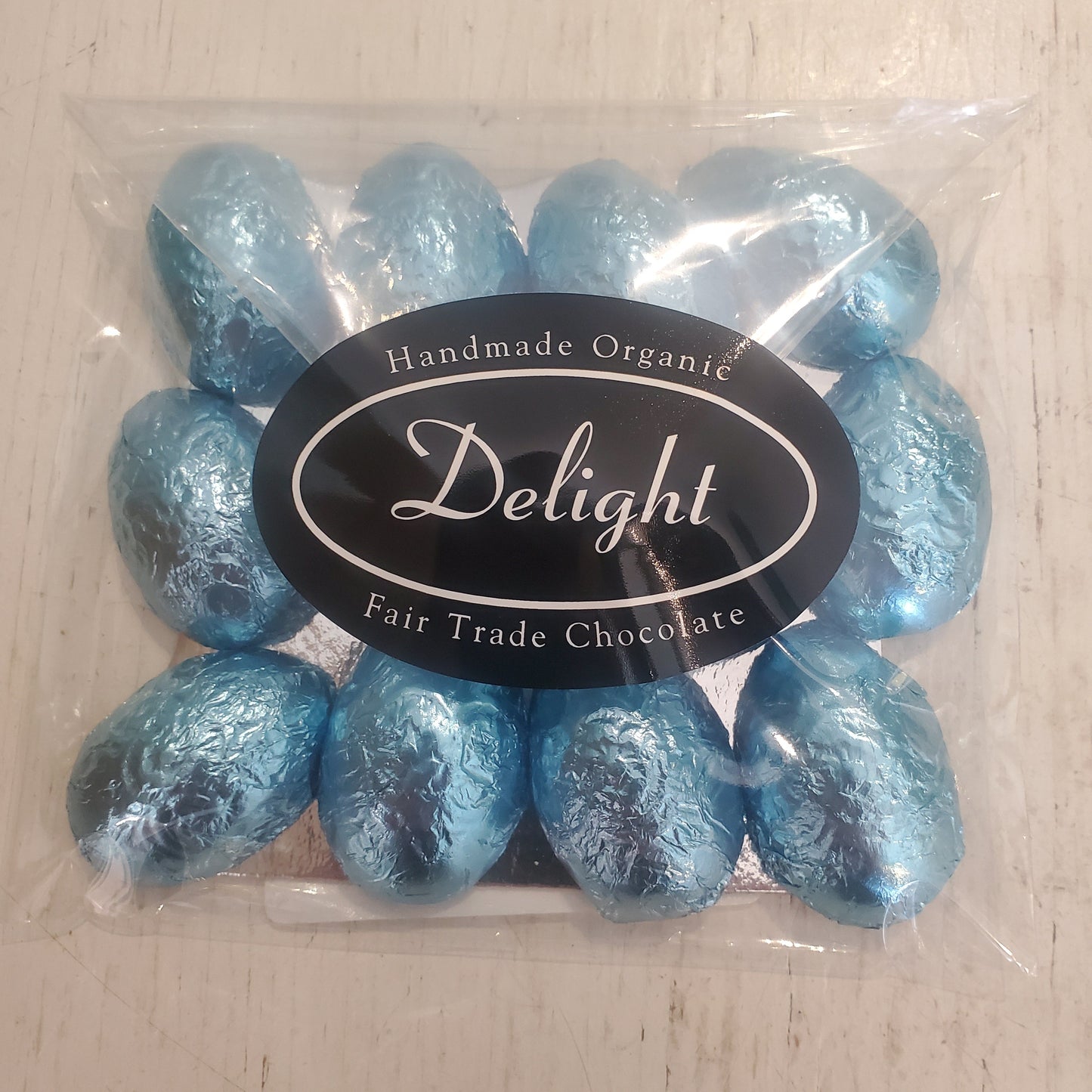 Hand Wrapped Foil Eggs. One Dozen.