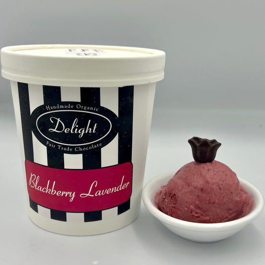 Handmade Blackberry Lavender Ice Cream in Toronto