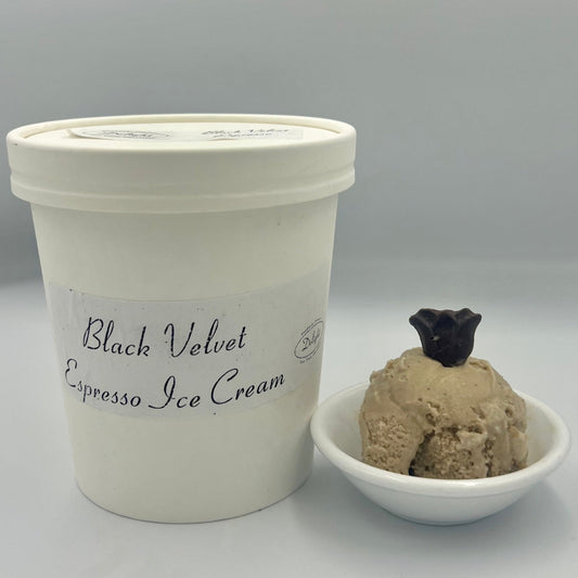 Handmade Black Velvet Espresso Ice Cream