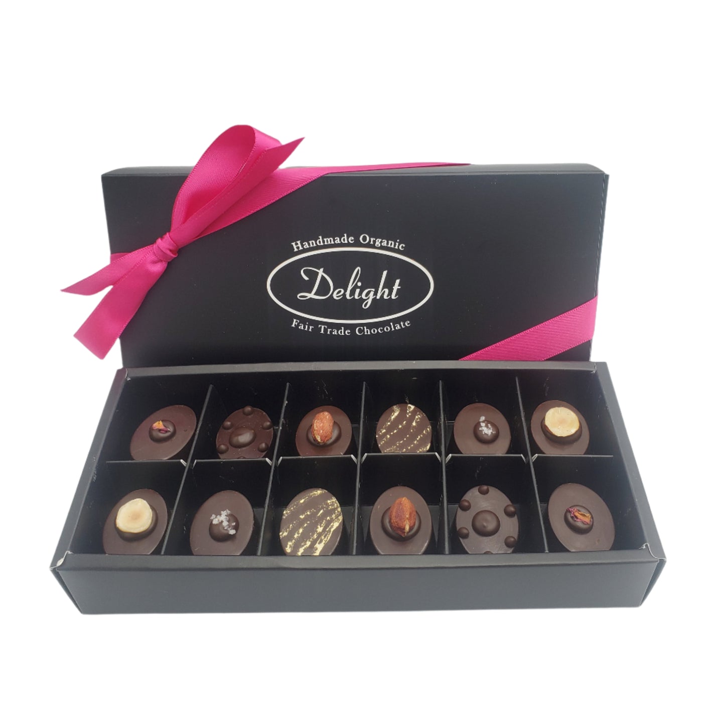Vegan Valentine's Day Box of 12 Chocolates