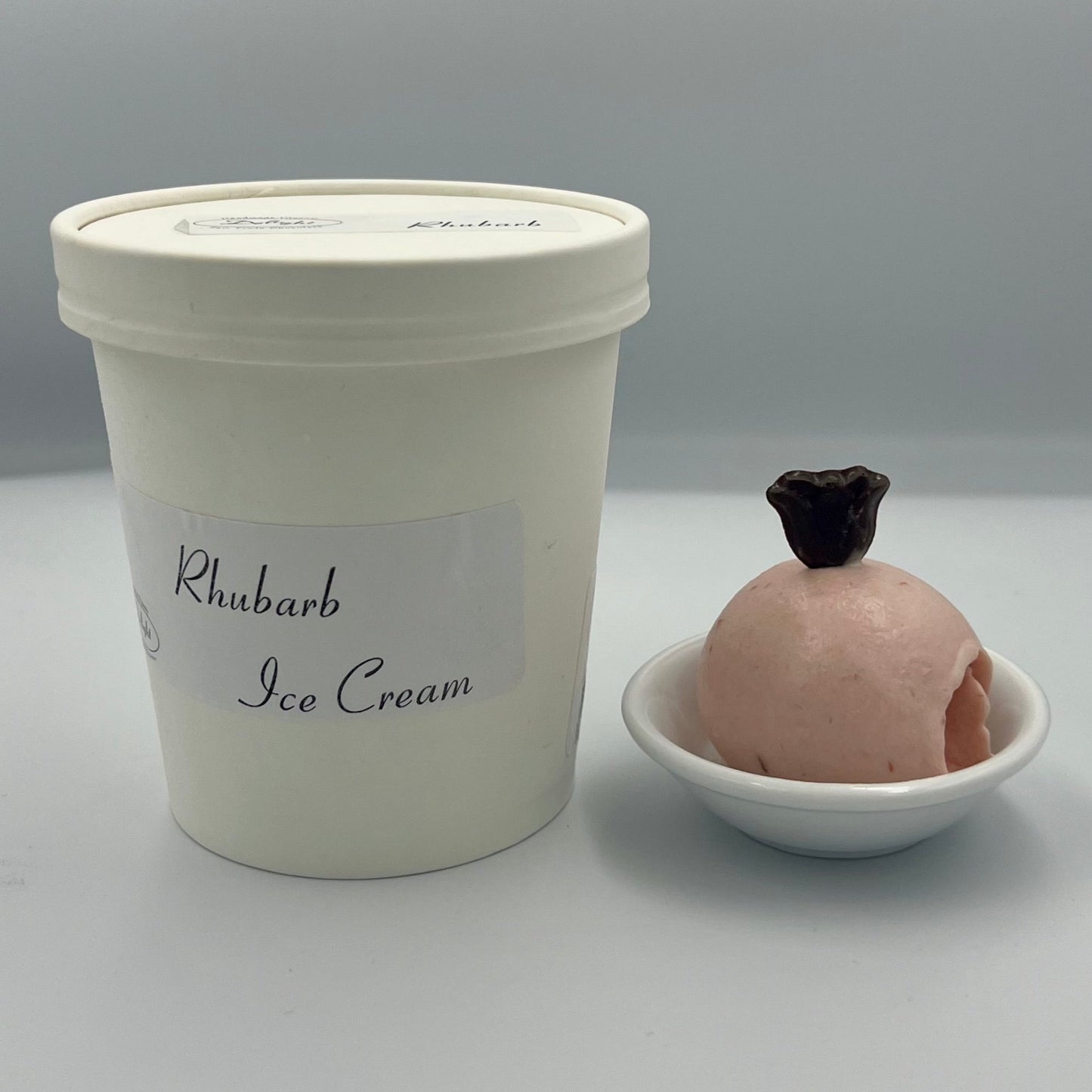 Rhubarb Ice Cream