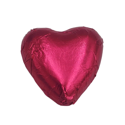 Foil Wrapped Chocolate Heart