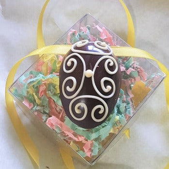 Classic Dark Chocolate Caramel Easter Egg